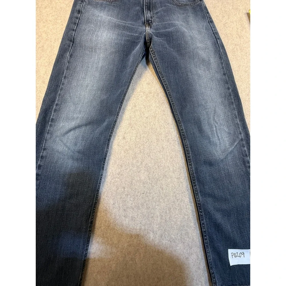 Signature by Levi Strauss & Co Mens Regular‎ Fit Blue Jeans W32 L32 Medium Wash